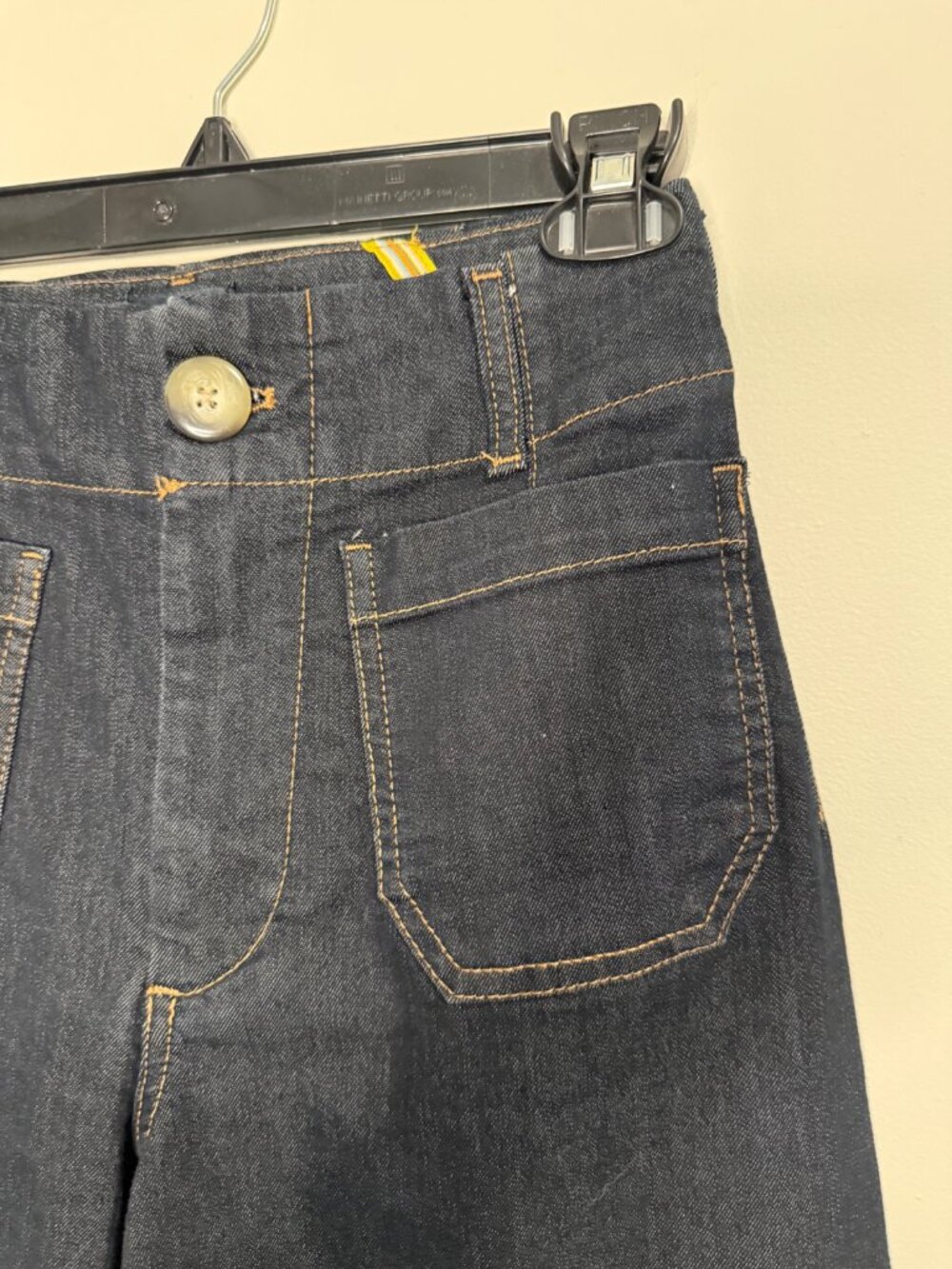 Maeve The Colette High-Rise Wide-Leg Cropped Jeans Dark Wash Size 26 Womens - Picture 7 of 8